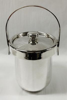 1960s Argente Silver Plate Insulated Ice Bucket