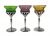 1960s Multi Colour Wine Glasses
