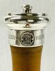 21 Club Sterling Silver & Oak Pepper Grinder