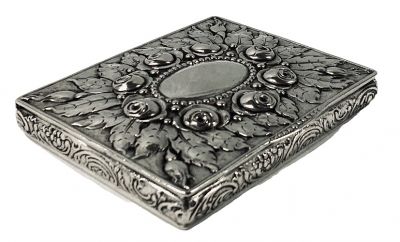 800 Fine Silver Card Case From Germany