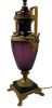 Amethyst Baccarat Crystal Lamp