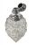 Antique Cut Crystal & Sterling Silver Perfume Bottle 