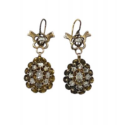 Antique Diamond Earrings