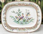 Antique Hand Painted Porcelain Platter
