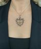 Antique Heart Shaped Diamond Pendant