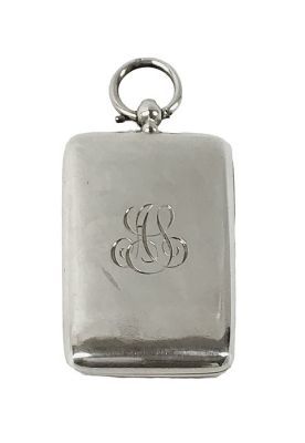 Antique Sterling Silver Sovereign Case, circa 1913