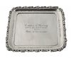 Antique Tiffany & Co. Cut Glass and Silver Plate Inkwell