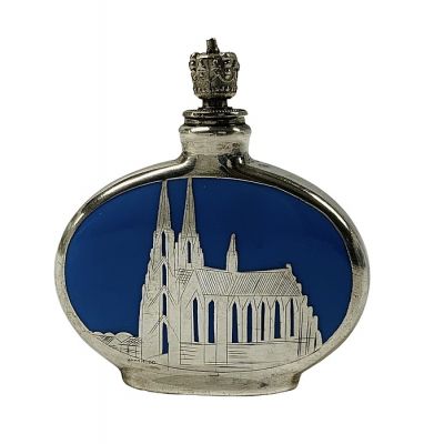 Art Deco Cologne Cathedral Souvenir Perfume Bottle