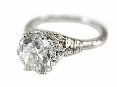 Art Deco Diamond Solitaire Ring