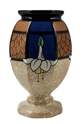 Art Deco Dubois for Mons Belgium Pottery Vase