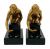 Art Deco Gilded Ladies Bookends 