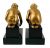 Art Deco Gilded Ladies Bookends 