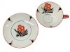 Art Deco Hand Painted Paragon Teacup & Saucer