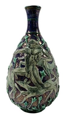 Art Deco Jean Mayodon Art Pottery Vase