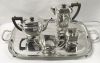 Art Deco Mappin & Webb Sterling Silver Tea Set Dated 1929-31