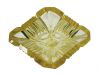 Art Deco Moser Yellow Crystal Vase