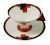 Art Deco Shelley Red Blocks Vogue Teacup & Saucer
