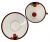 Art Deco Shelley Red Blocks Vogue Teacup & Saucer