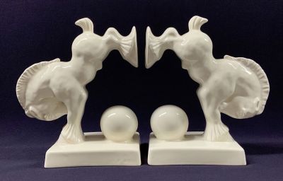 Art Deco Spode Horse Bookends