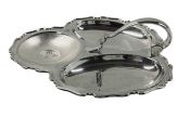 Art Deco Sterling Silver Crudités Tray