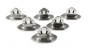 Art Deco Sterling Silver Place Card Holders