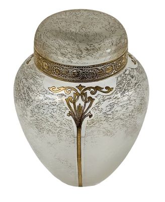 Art Nouveau Dorflinger Honesdale Rigoletto Ginger Jar