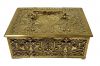 Art Nouveau Erhard & Sohne Brass Jewel Box