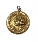 Art Nouveau Gold Filled Locket