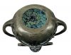 Art Nouveau Loetz Cobalt Papillon Art Glass Vase