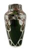 Art Nouveau Loetz Titania Silver Overlay Vase
