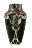 Art Nouveau Loetz Titania Silver Overlay Vase