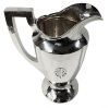 Arts & Crafts Lebolt & Co. Hammered Sterling Silver Water Pitcher