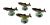 Asprey Cold Painted Fish Place Card Holders