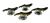 Asprey Cold Painted Fish Place Card Holders
