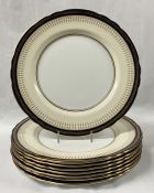 Aynsley Rutland Pattern Dinner Plates