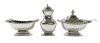 Barker Ellis Silver Plate Condiment Set