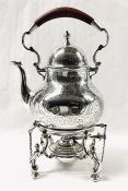 Barker Ellis Silver Plate Tip Kettle