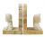 Beatrice & Dante Alabaster Bookends
