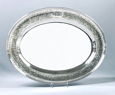 Birks Sterling Silver Oval Tray, circa 1931