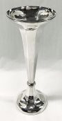 Birks Sterling Silver Trumpet Vase, circa 1920