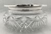 Birks Sterling Silver & Crystal Dresser Jar