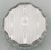 Birks Sterling Silver & Crystal Dresser Jar