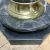 Black Marble & Brass Corinthian Column Pedestals