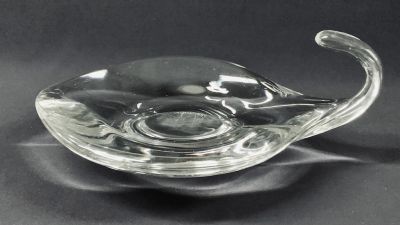 Boda Glass Leaf Form Dish
