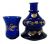Bohemian Cobalt Blue Glass Tumble Up