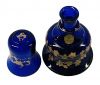 Bohemian Cobalt Blue Glass Tumble Up