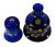 Bohemian Cobalt Blue Glass Tumble Up