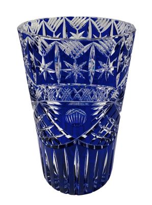 Bohemian Cut Crystal Vase