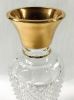Bohemian Gilded Crystal Vases