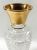 Bohemian Gilded Crystal Vases